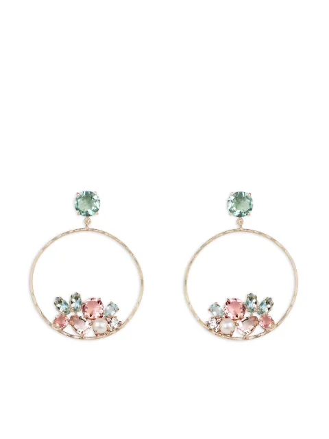 ATELIER MON 14K Candy Cabana multi-stone earrings