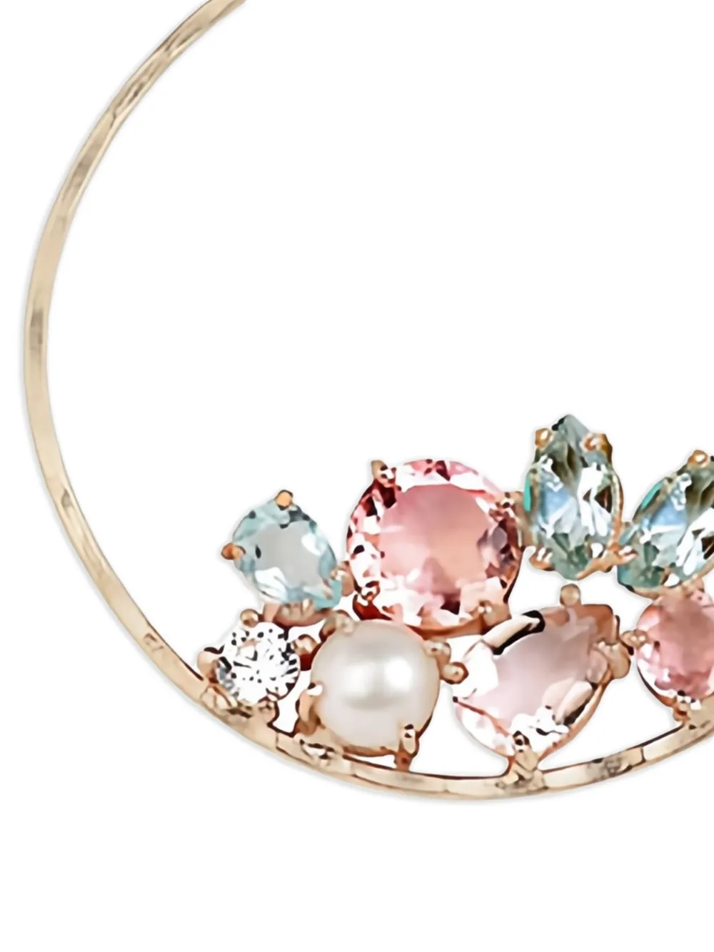 ATELIER MON aretes 14K Candy Cabana con gemas | Joyas de lujo | Image 2