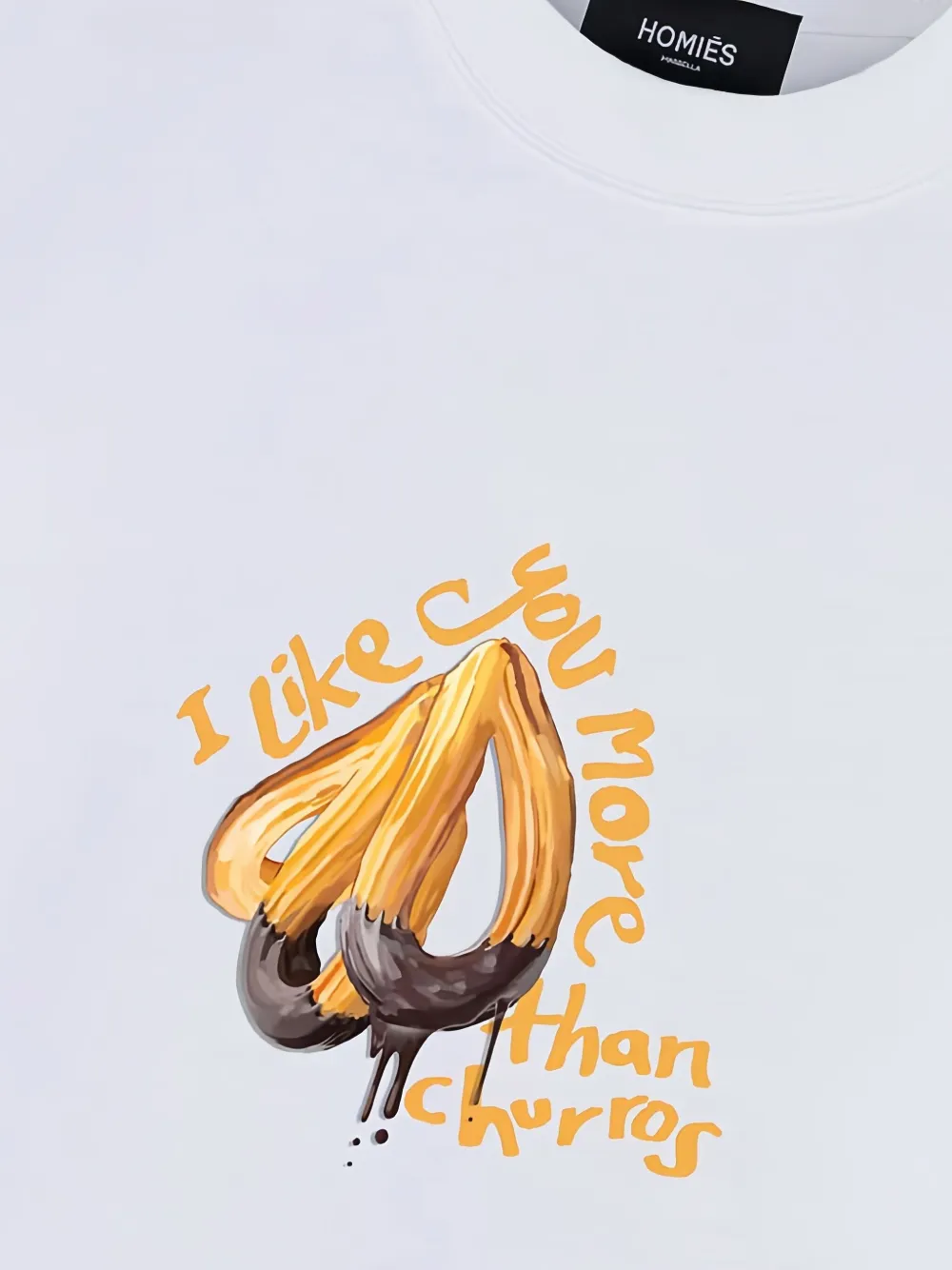 HOMIES MARBELLA Churros T-shirt met print Wit