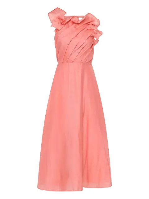 Aje Genesis ruffled midi dress