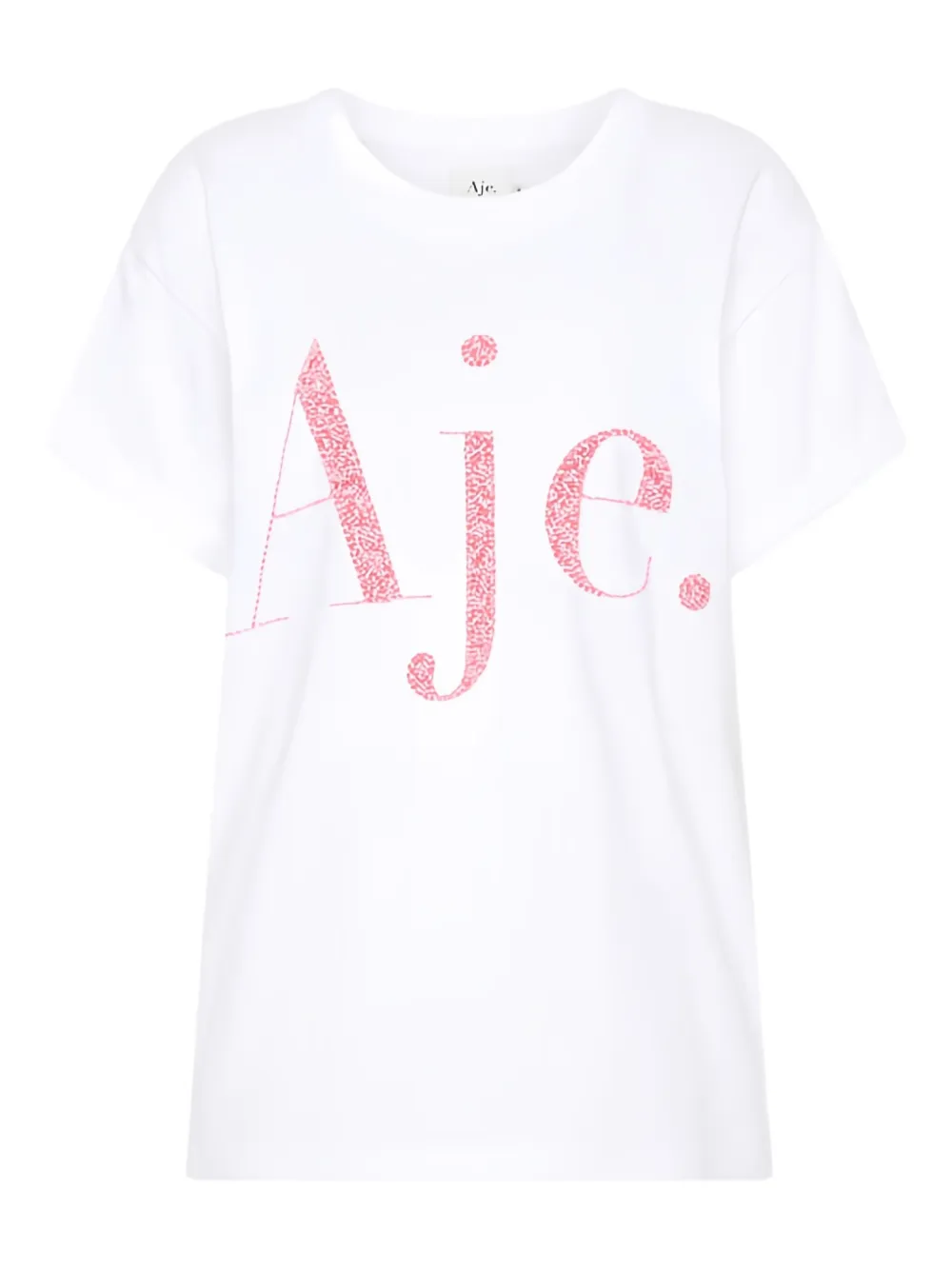 Aje Fondness Beaded T-shirt In White