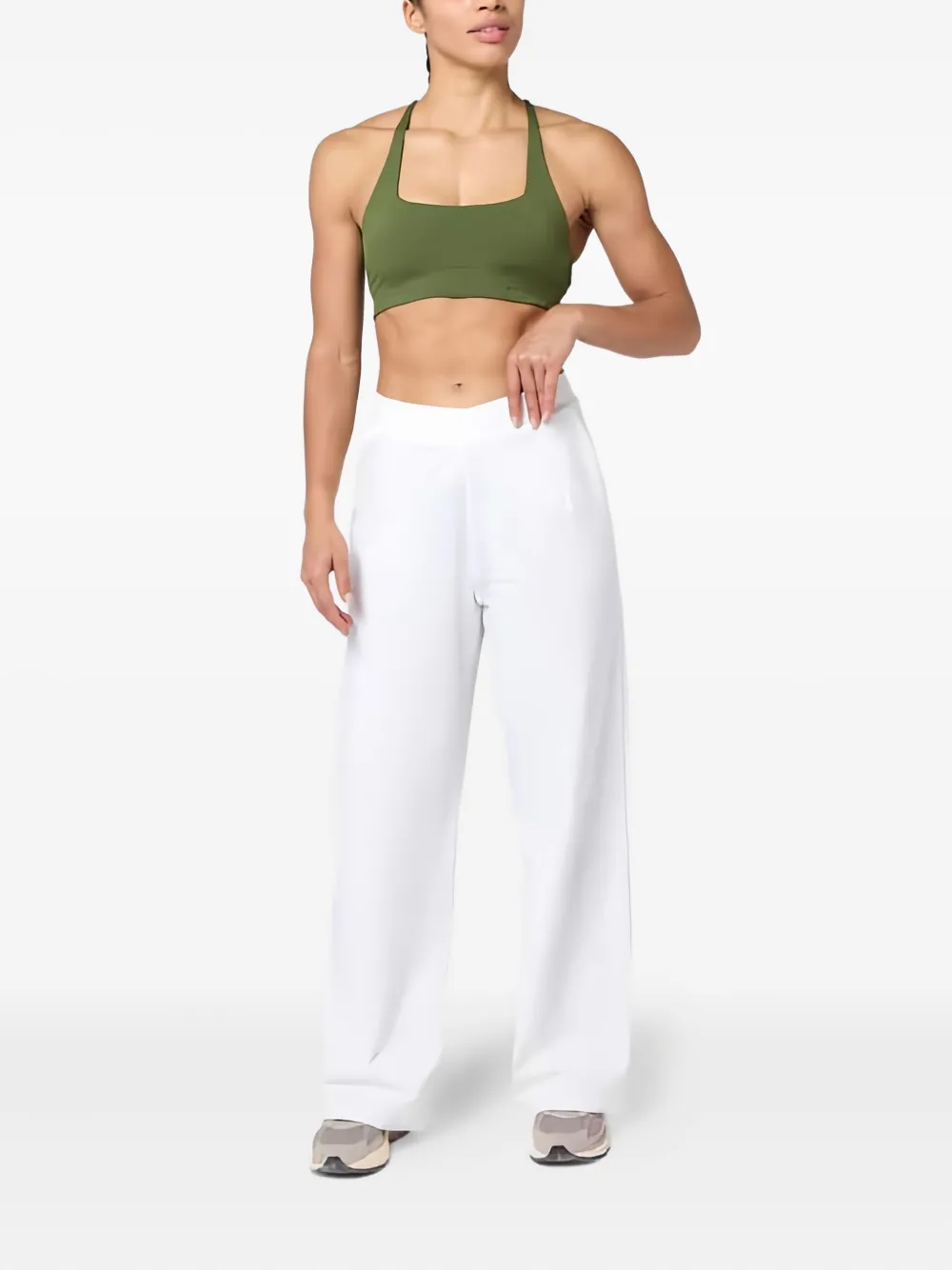 Squatwolf Wrap-waist Track Pants In White
