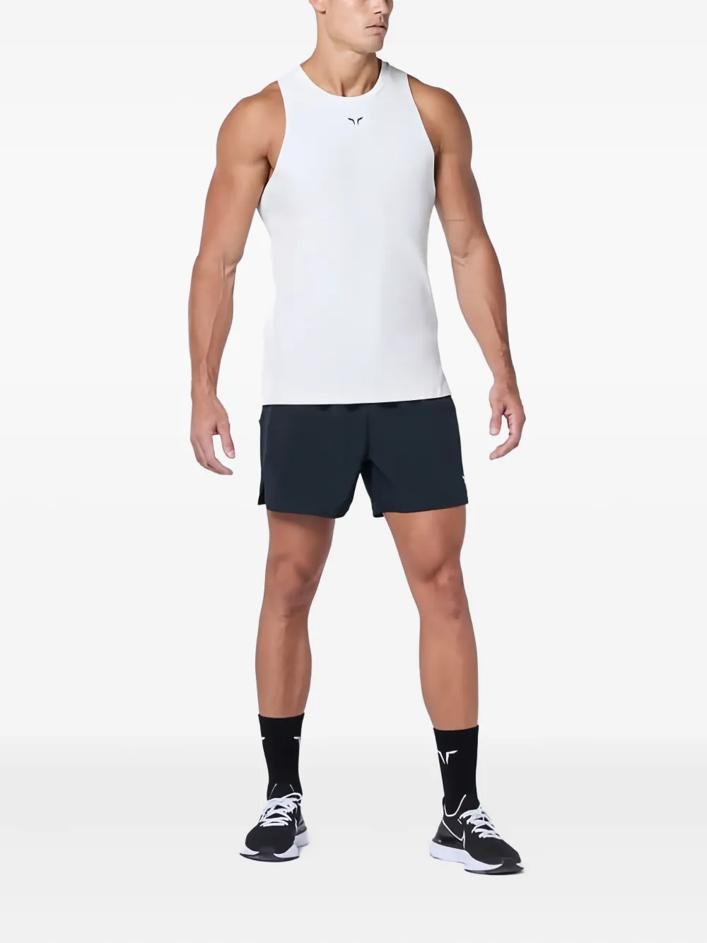 SQUATWOLF Sport tanktop met logo - Wit