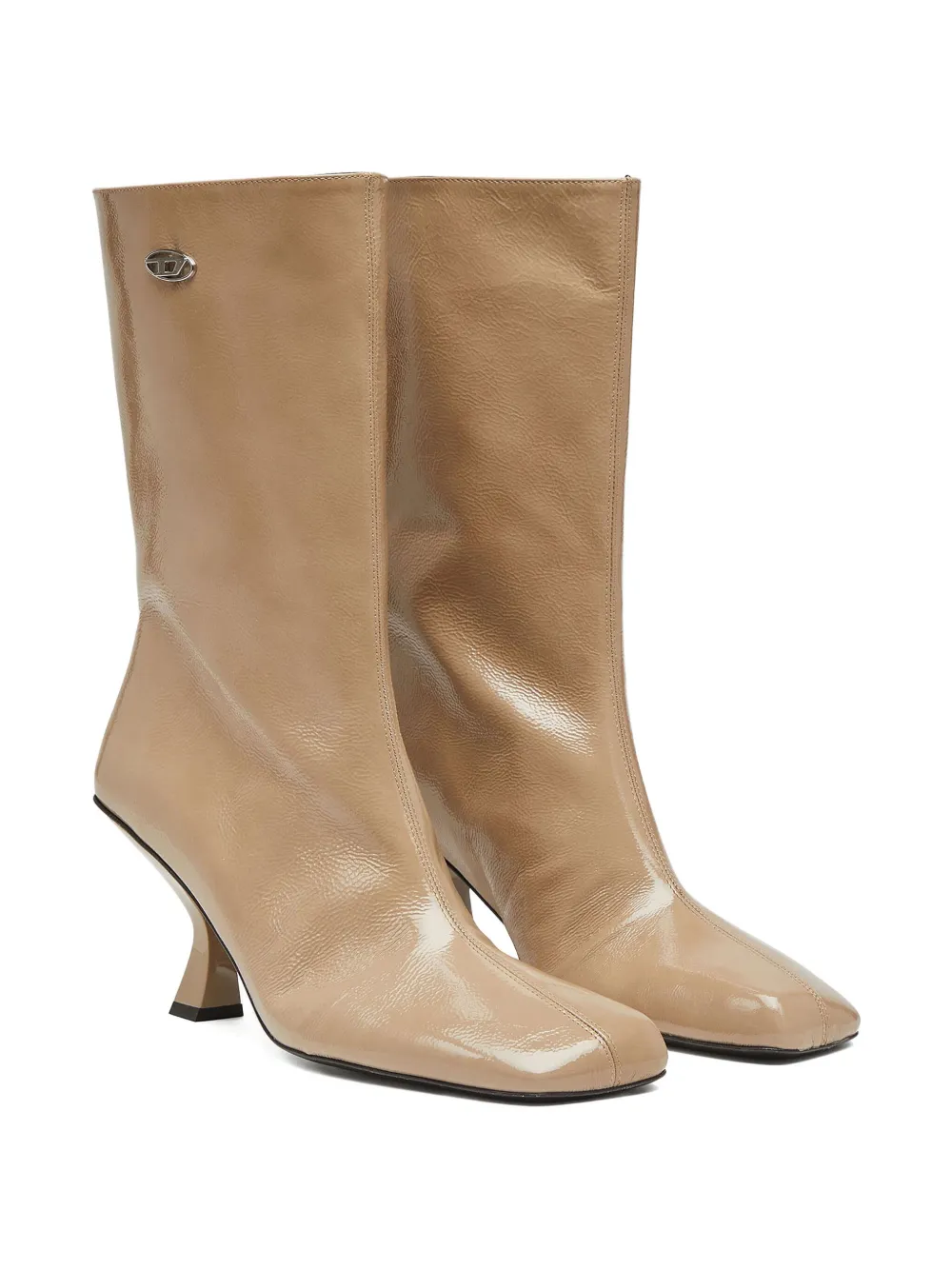 Diesel 75mm D-amber Tube Boots In Brown