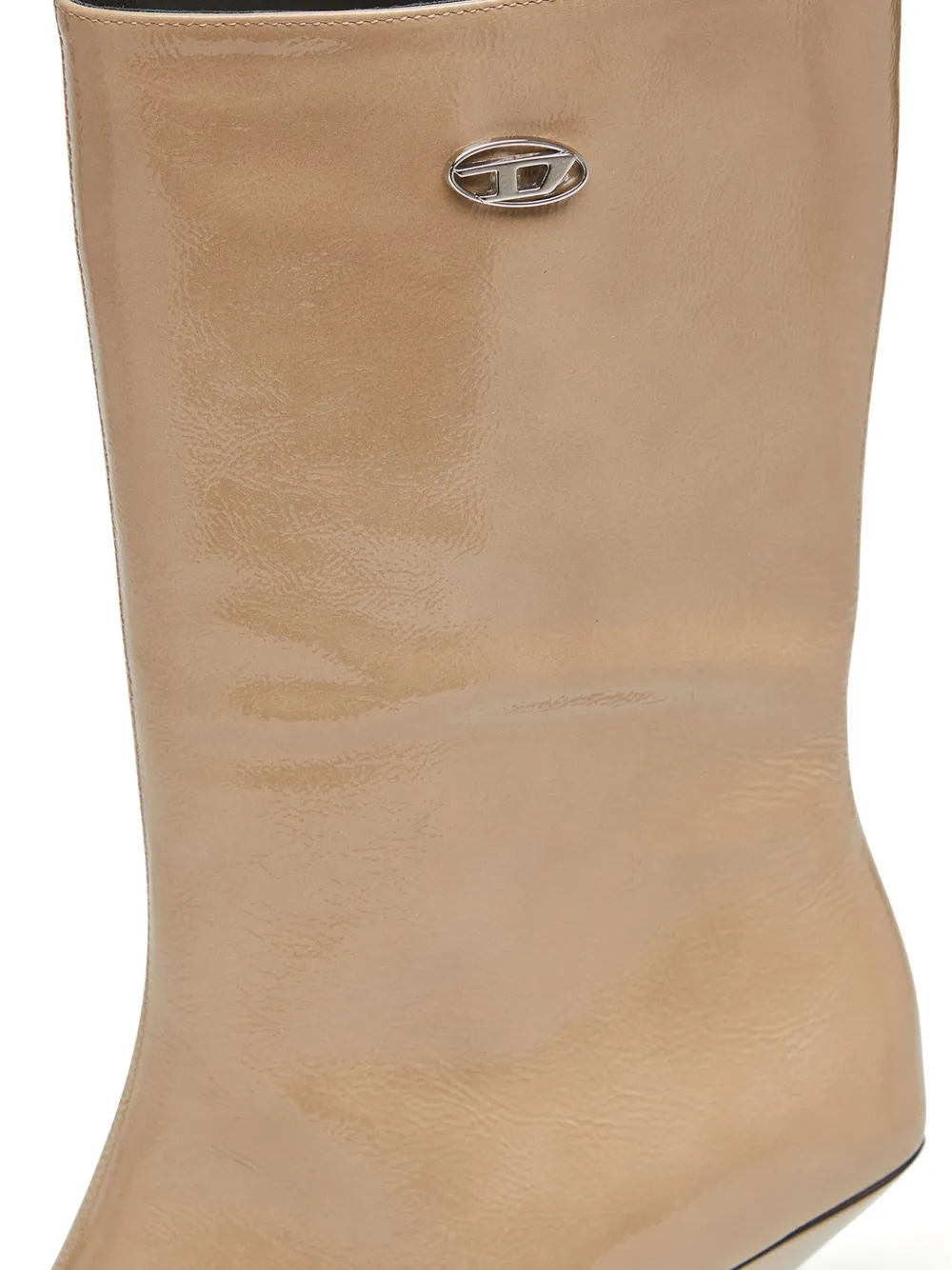 Diesel 75mm D-amber Tube Boots In Brown