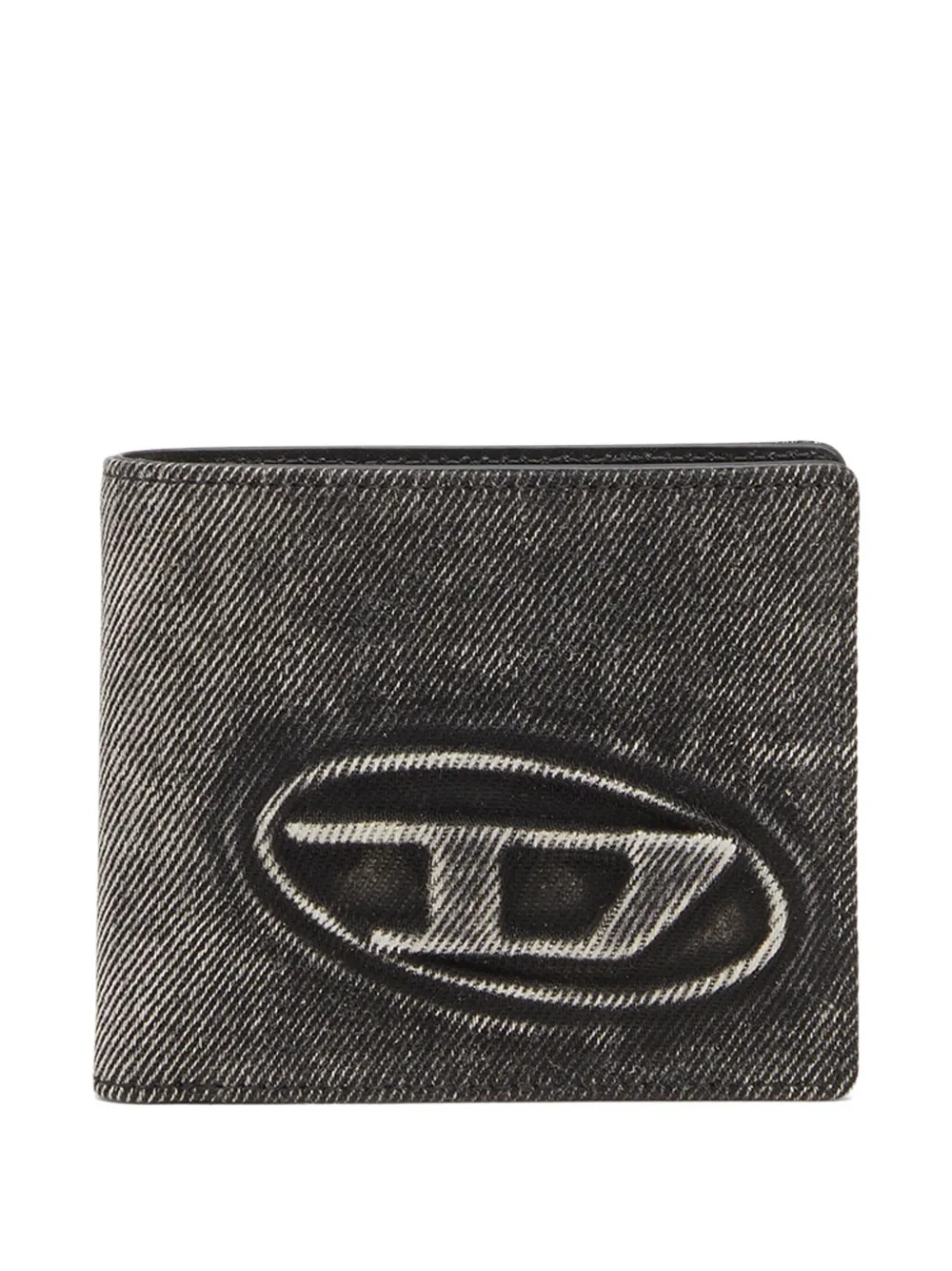 Diesel 3D 1DR Bi Fold Coin Wallet - Grigio