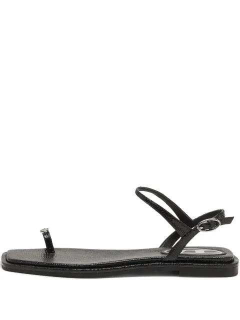 Diesel D-AMBER logo-detail flat sandals