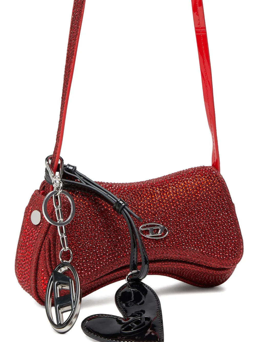 Diesel Clutch verfraaid met kristallen Rood