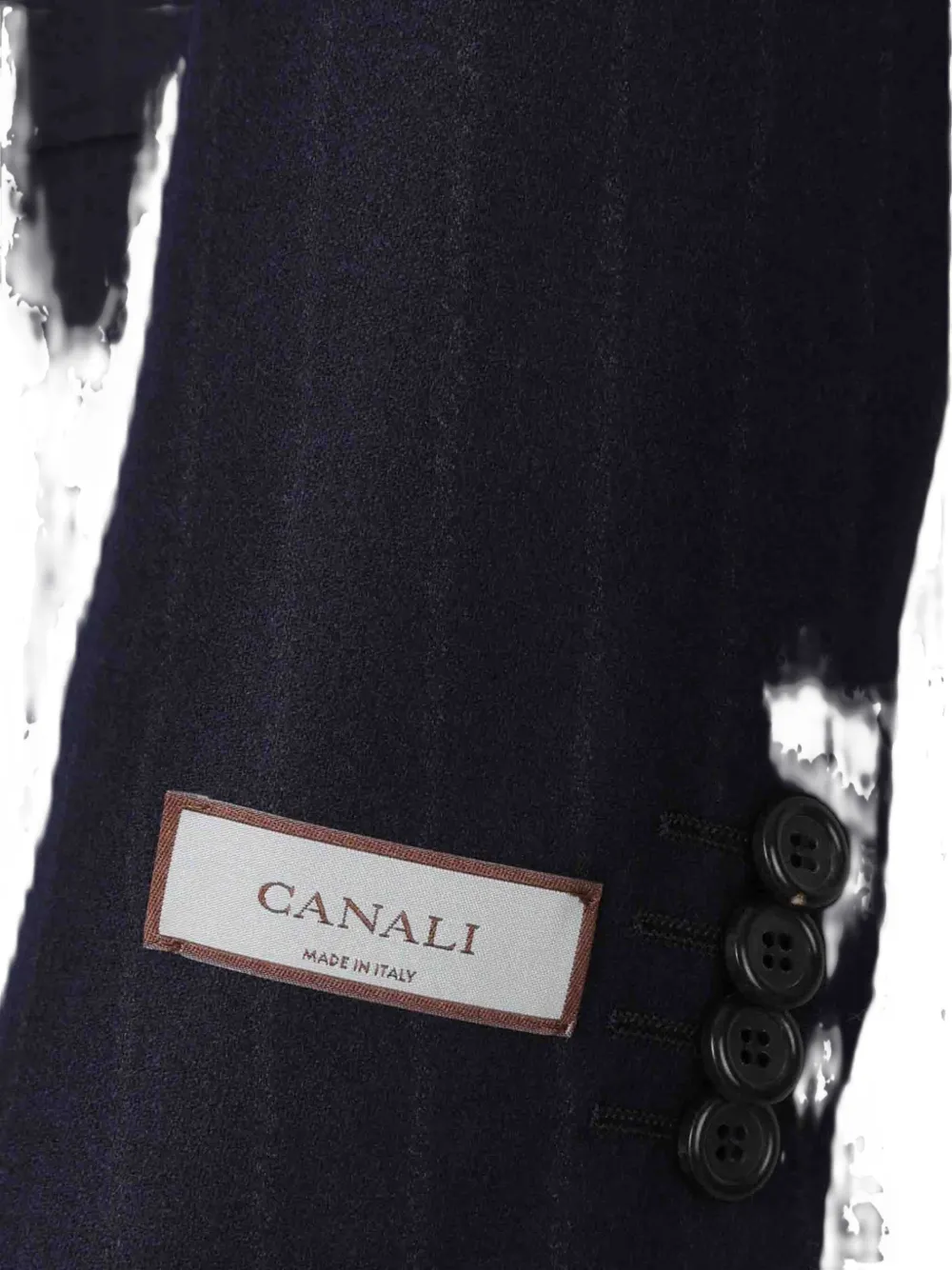 Canali Pinstripe Single-breasted Suit In Blue