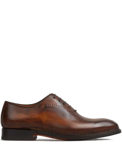 Bontoni Stitching leather shoes