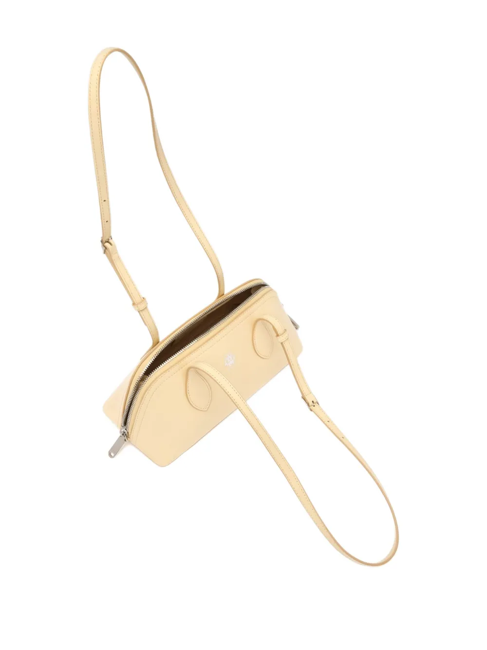 Bally Kleine Praline leren schoudertas Beige