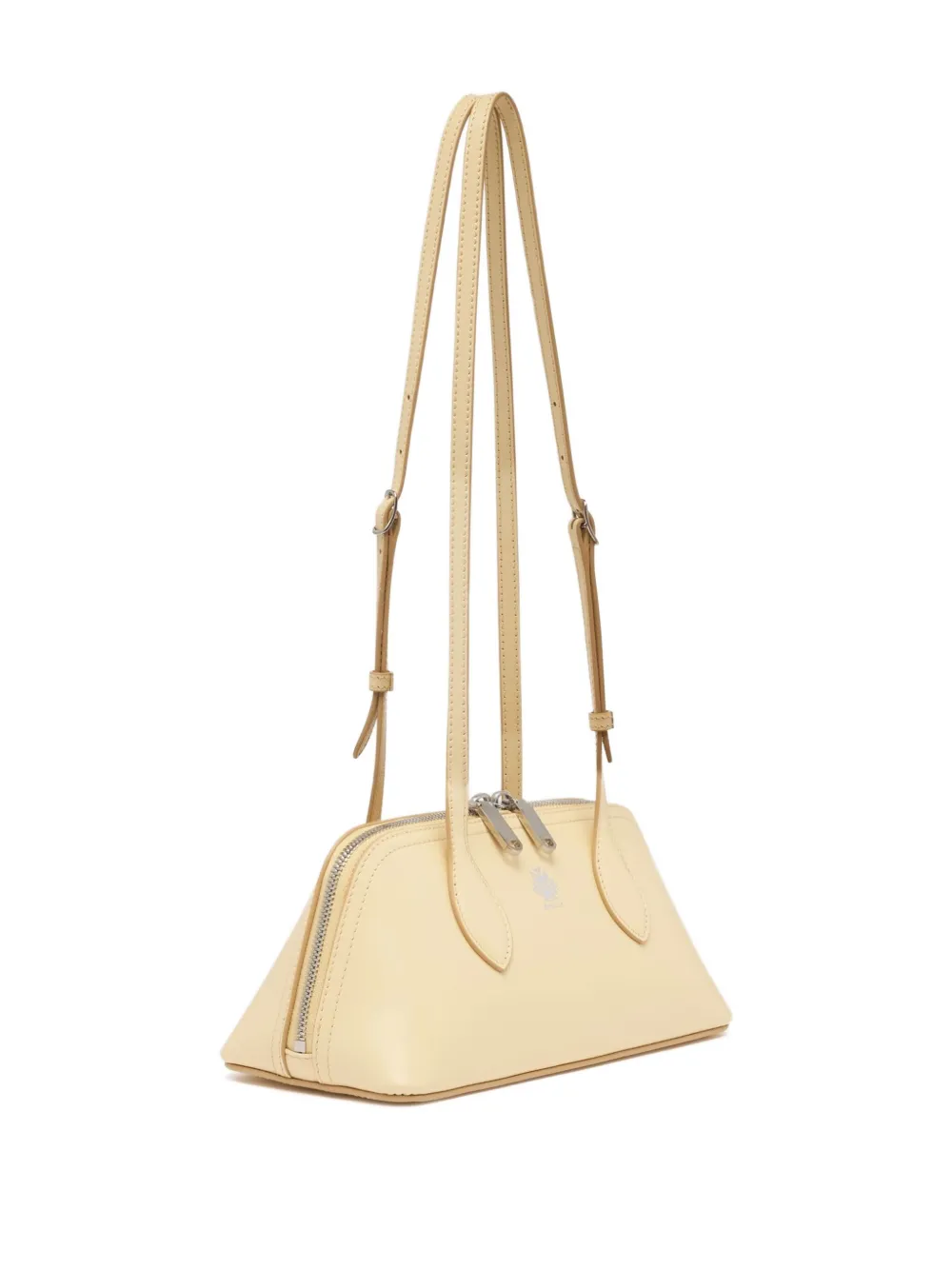 Bally Kleine Praline leren schoudertas Beige