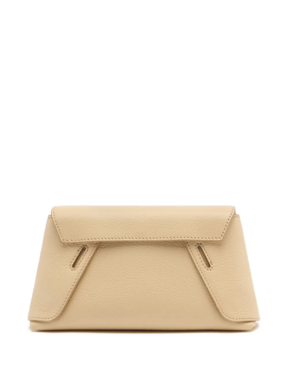 Bally Grained Lock-me Mini Bag In Neutral