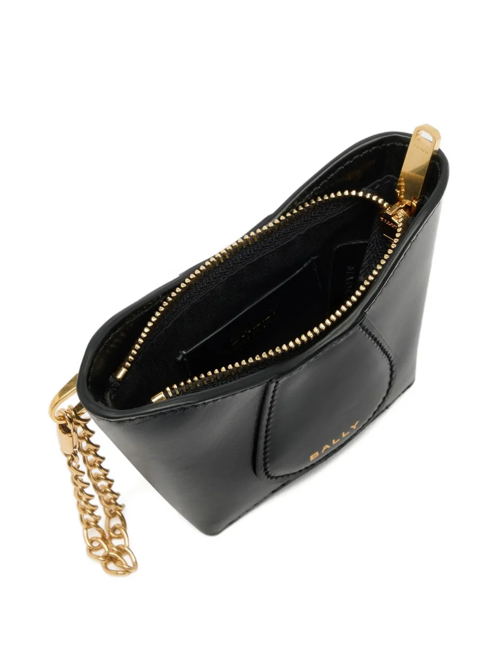 Bally Logo-detail Wallet In Black