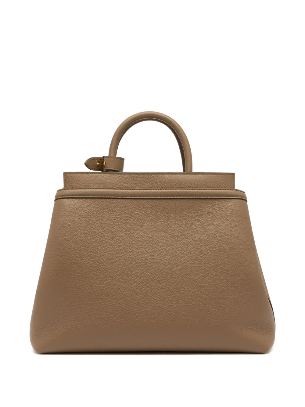 Bally Deco shopper van bewerkt leer - Bruin