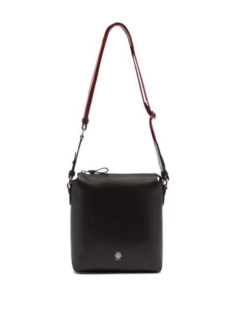 Bally crest leather crossbody bag
