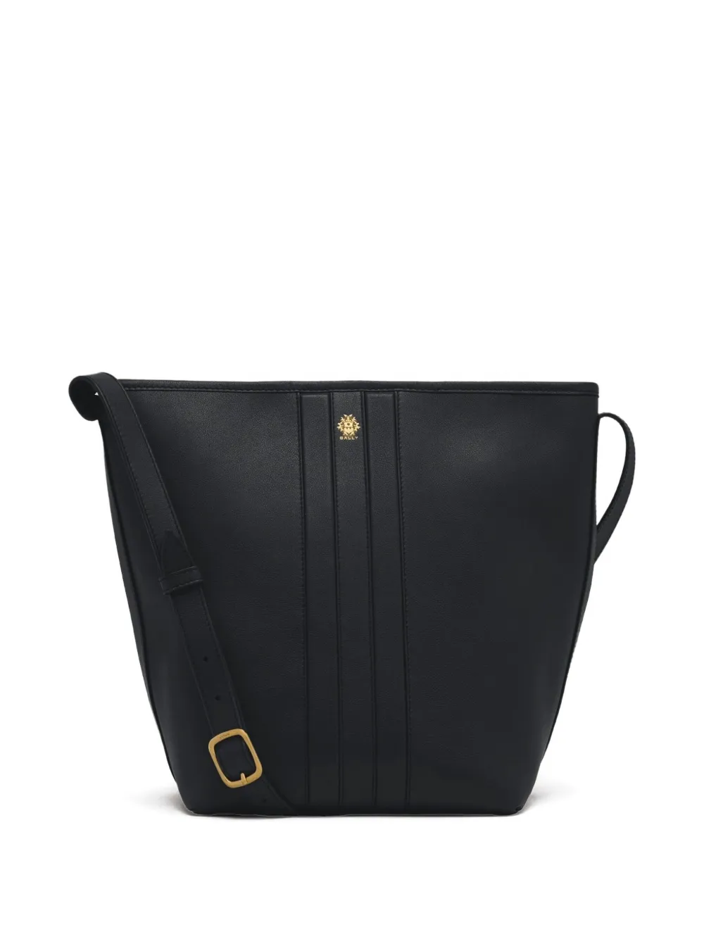 Bally Beckett Bucket Bag In Brown Leather In Black