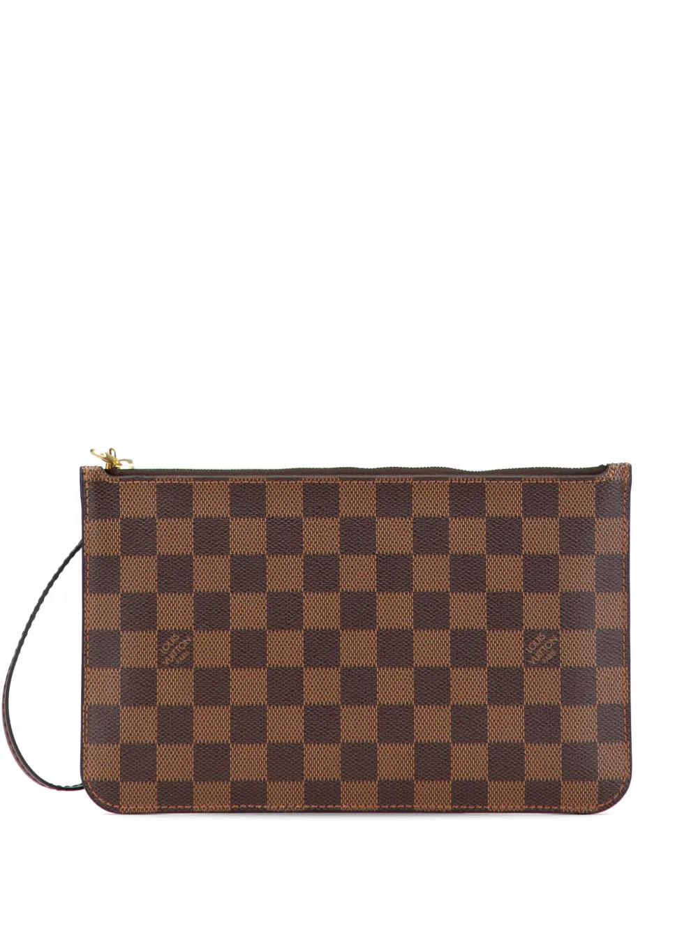 Louis Vuitton Pre-Owned 2019 ダミエ エベヌ ネヴァーフル MM ポーチ - ブラウン Louis Vuitton Pre-Owned 2019 ダミエ エベヌ ネヴァーフル MM ポーチ - ブラウン
