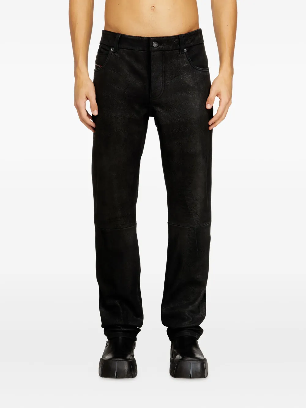 Diesel Canvas broek Zwart