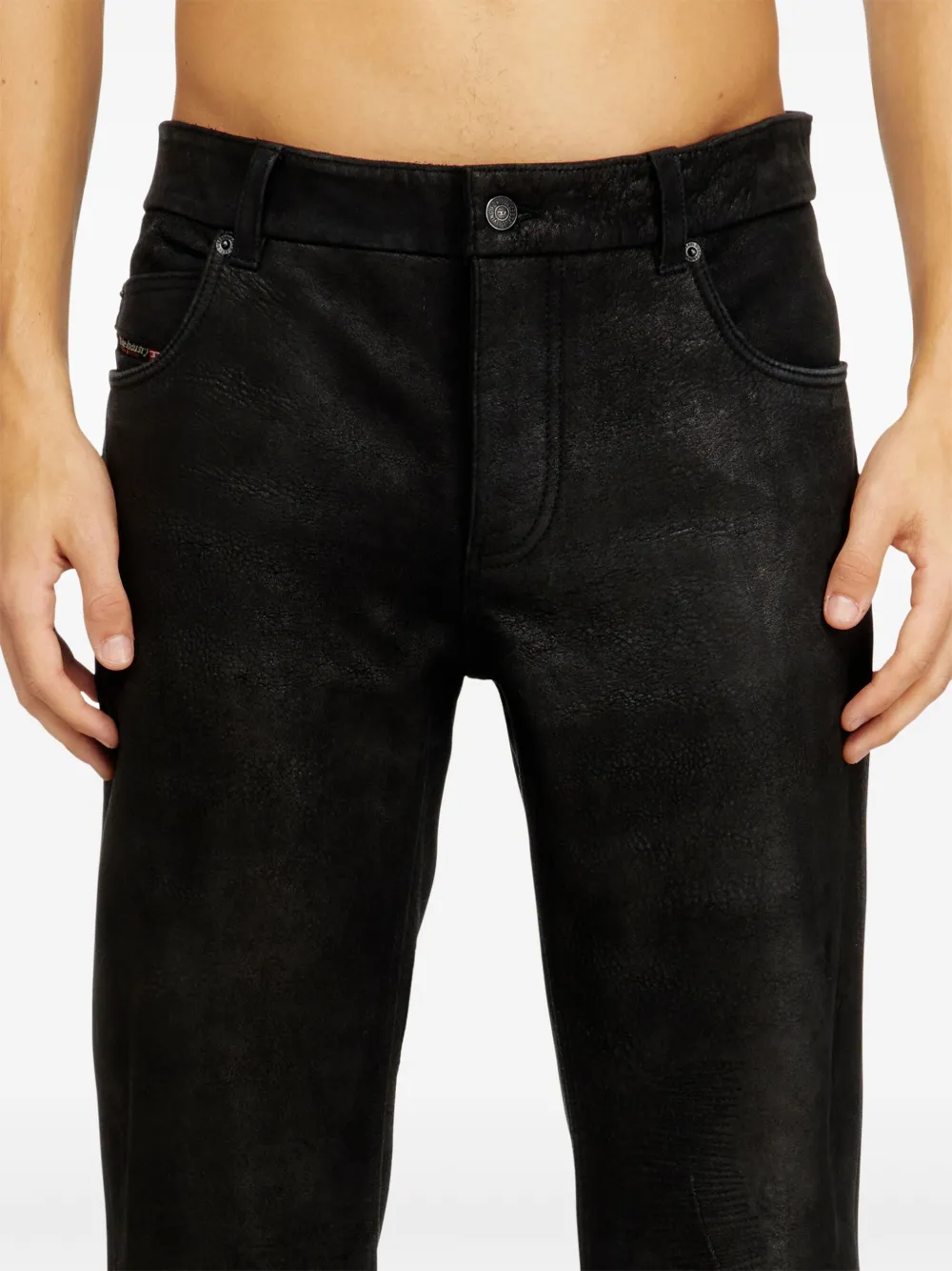 Diesel Canvas broek Zwart