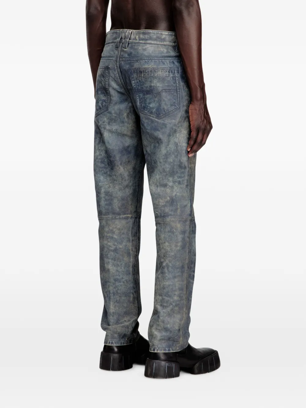 Diesel P-Ferll-Qmbw broek Blauw