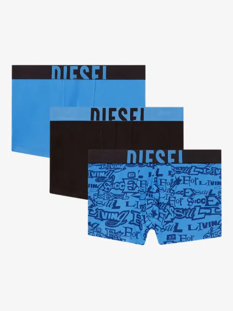 Diesel Damien-D-Pop logo-waistband boxer briefs (set of three)