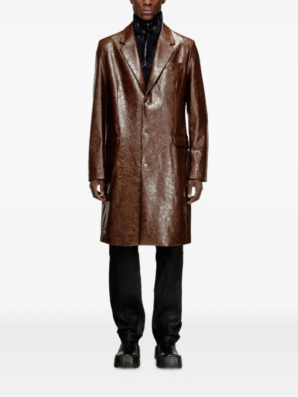 Diesel J-Creed コート | ブラウン | FARFETCH JP