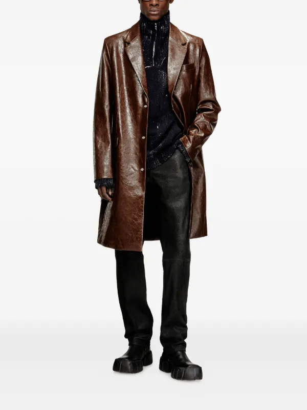 Diesel J-Creed コート | ブラウン | FARFETCH JP