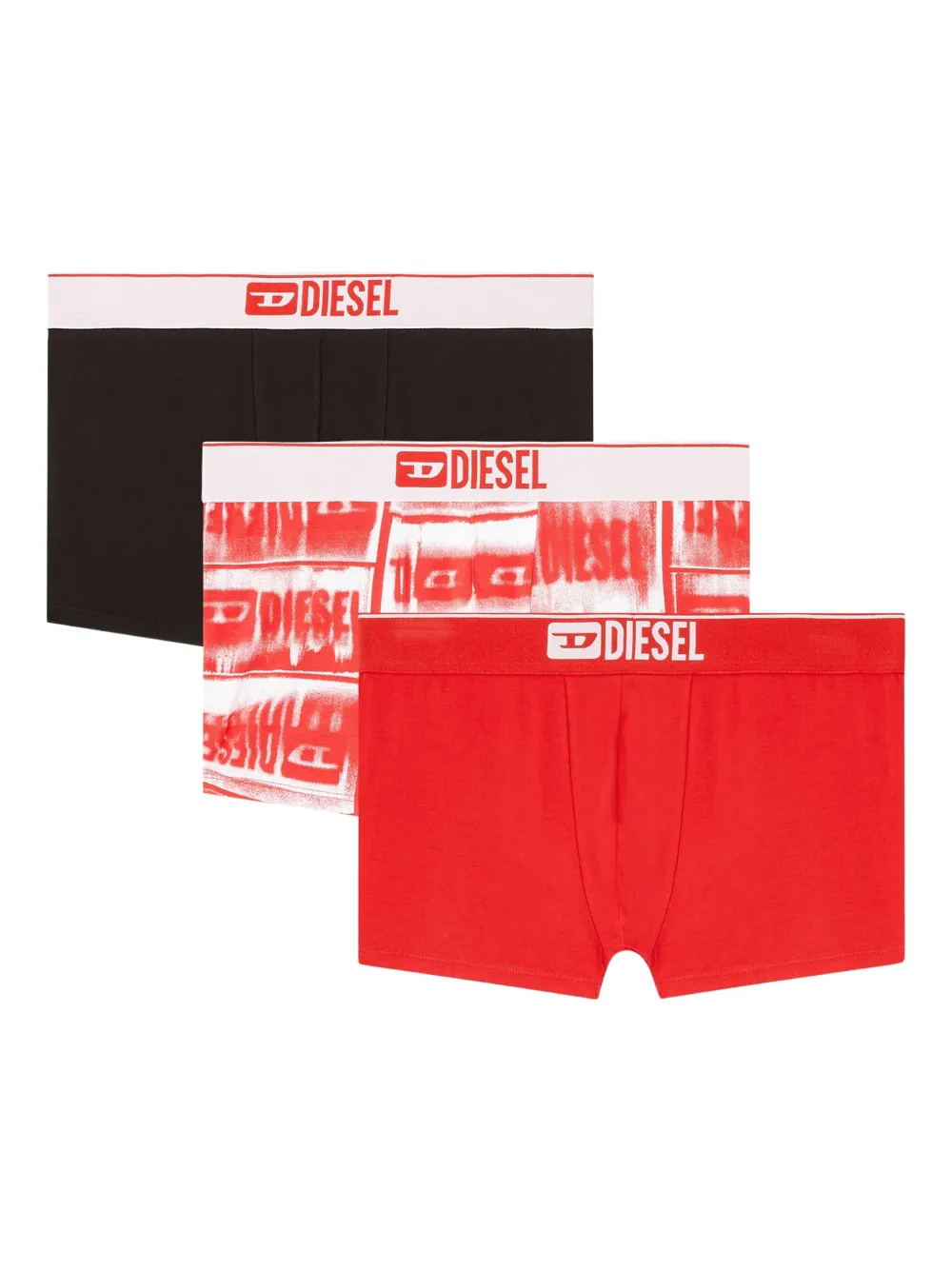 Diesel Damien-D-Box-3pack boxer briefs | Red | Image 1