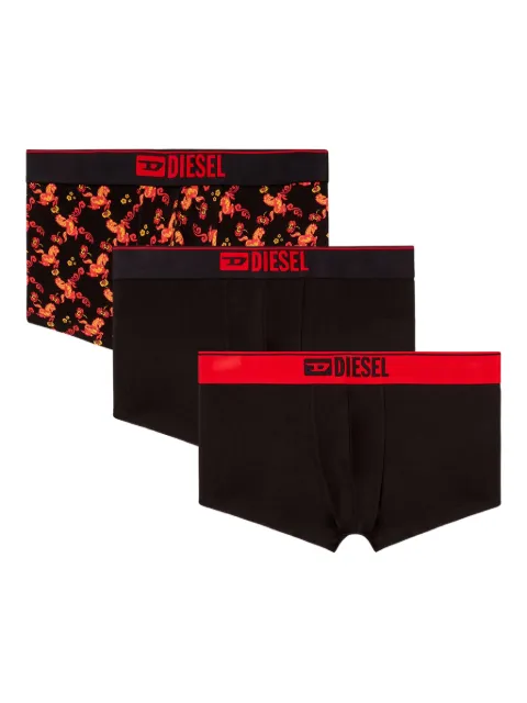 Diesel red-waistband boxers (set of three)