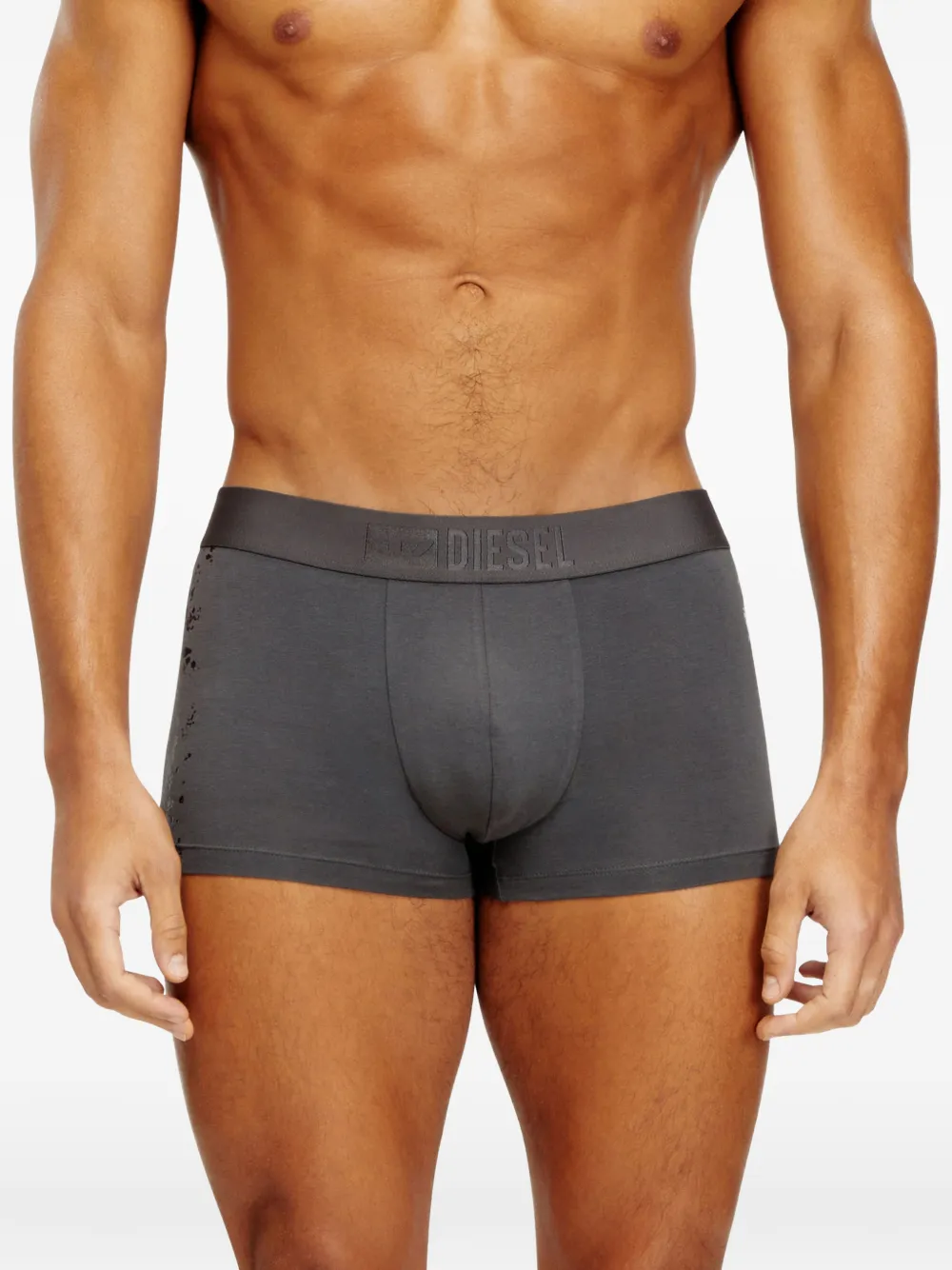  Diesel Damien-gft Sequin Boxer Briefs - Grey 