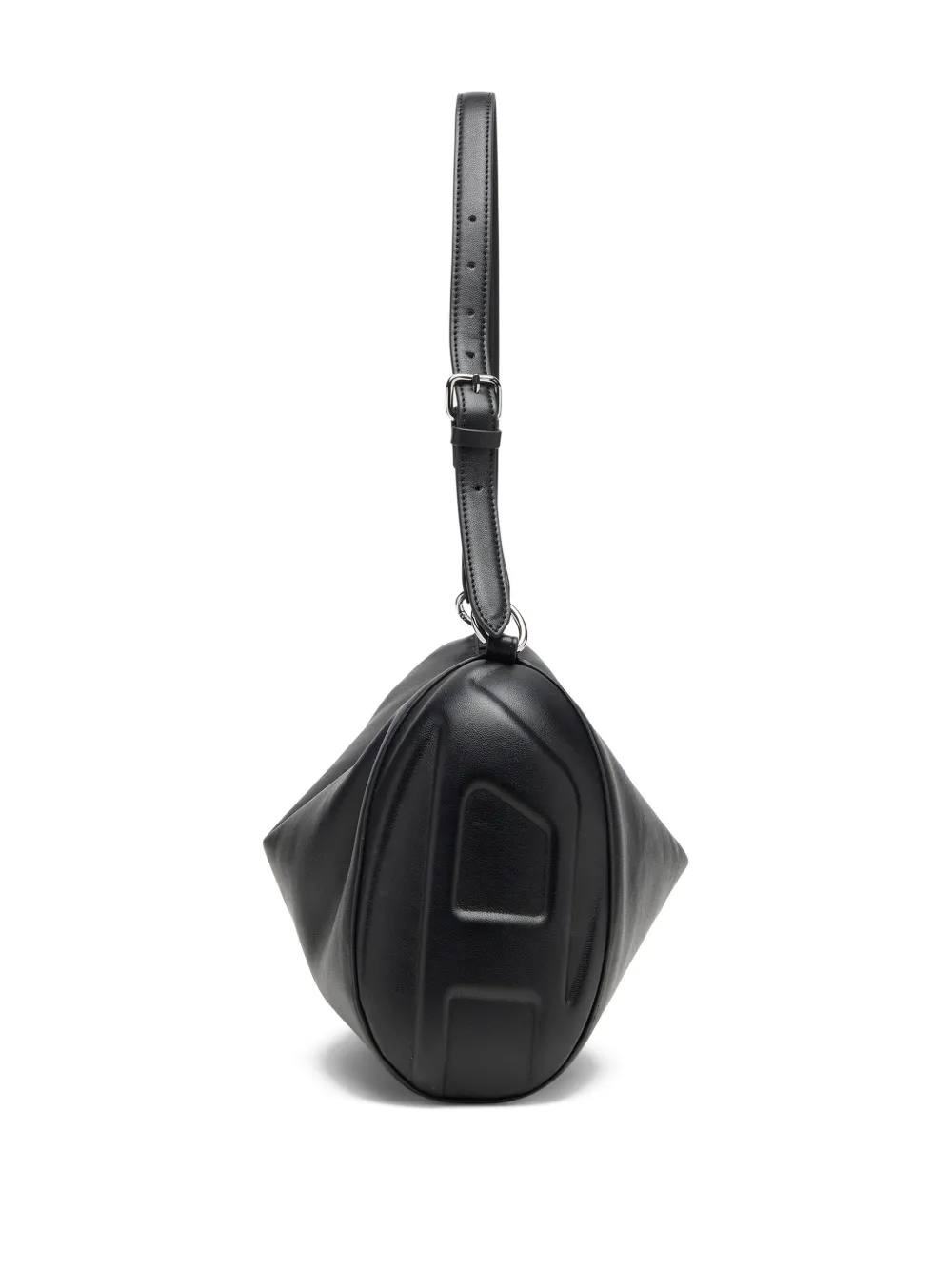 Diesel Schoudertas met logo-reliëf Zwart