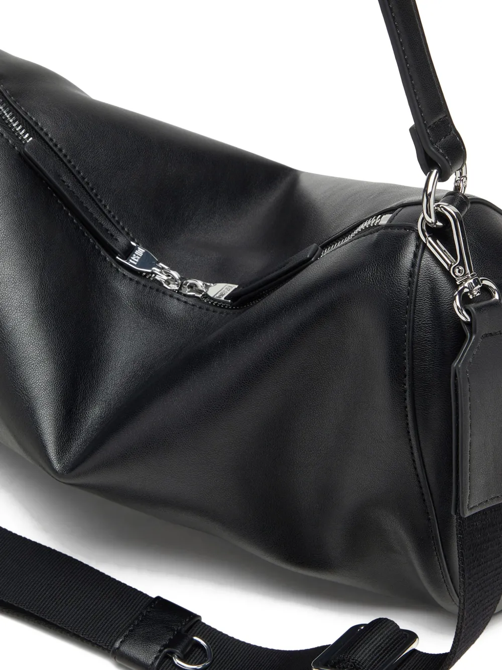 Diesel Schoudertas met logo-reliëf Zwart