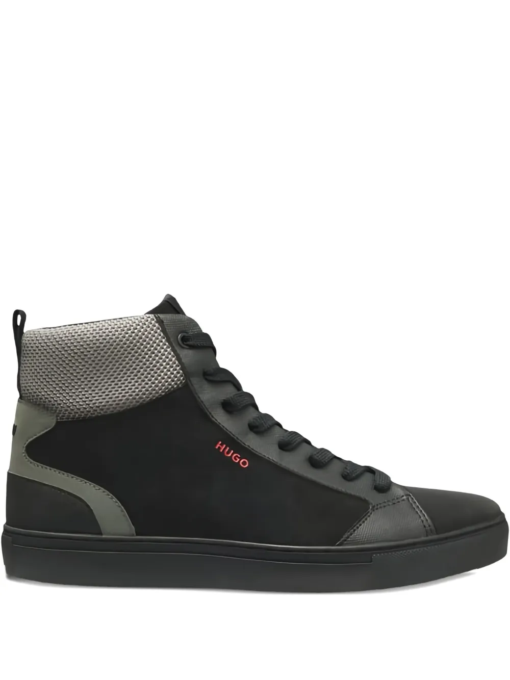 HUGO Morrie high-top sneakers | Black | Image 1
