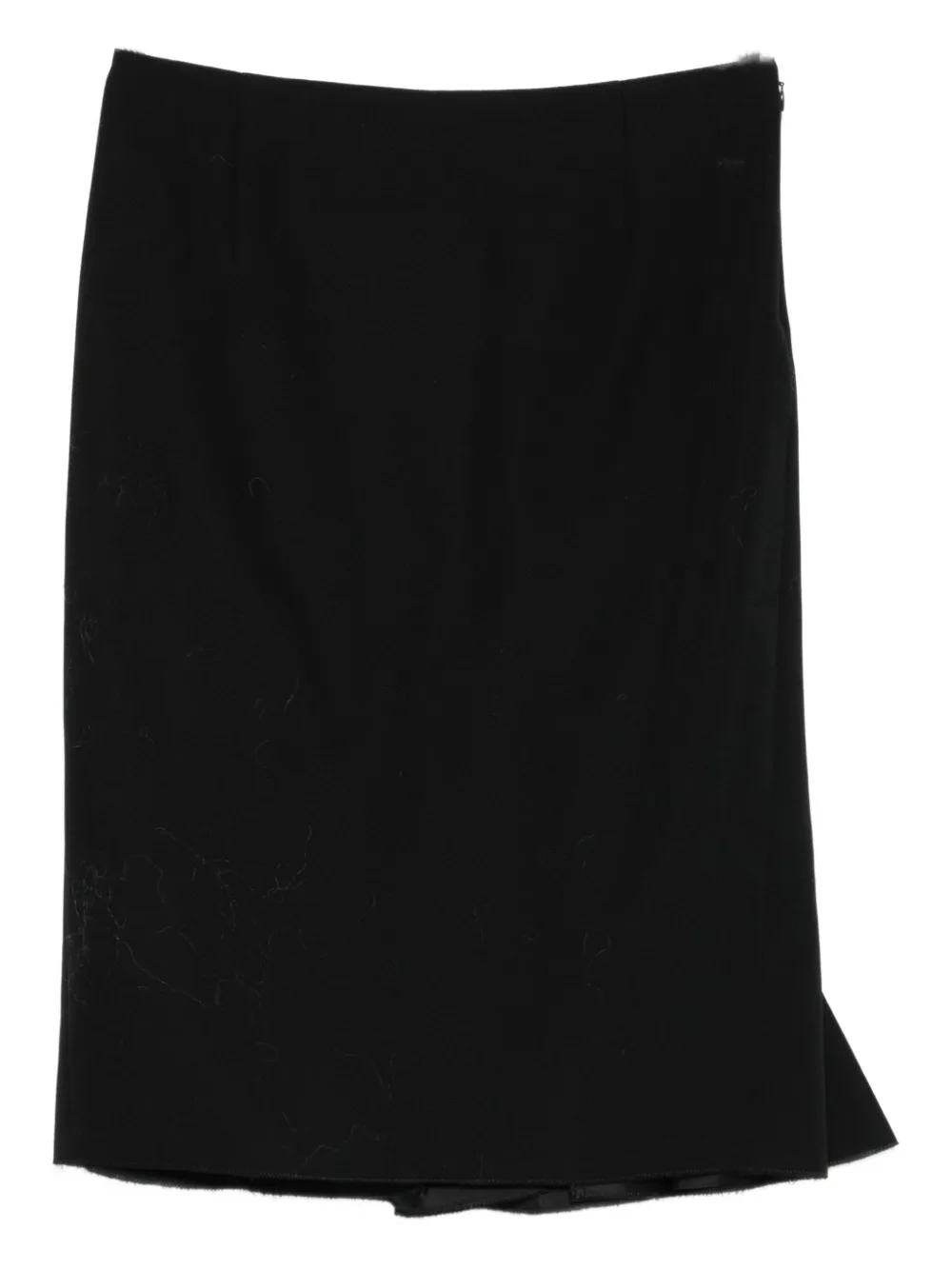 Marni Asymmetric Midi Skirt In Black