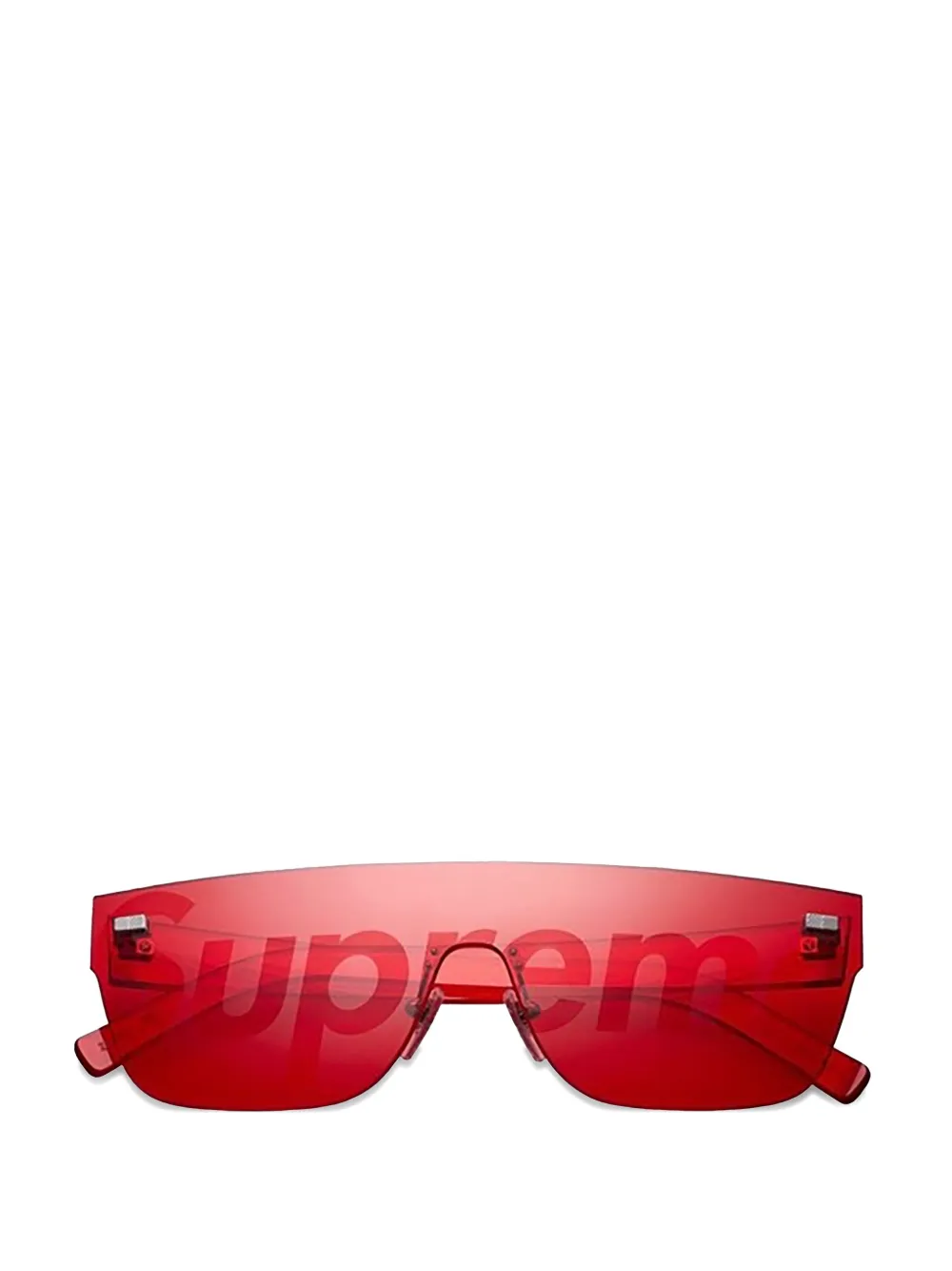 Supreme x Louis Vuitton Occhiali da sole City SP a mascherina - Rosso