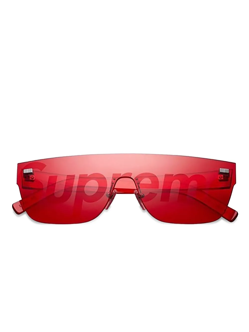 Supreme x Louis Vuitton City mask SP sunglasses | Red | Image 1
