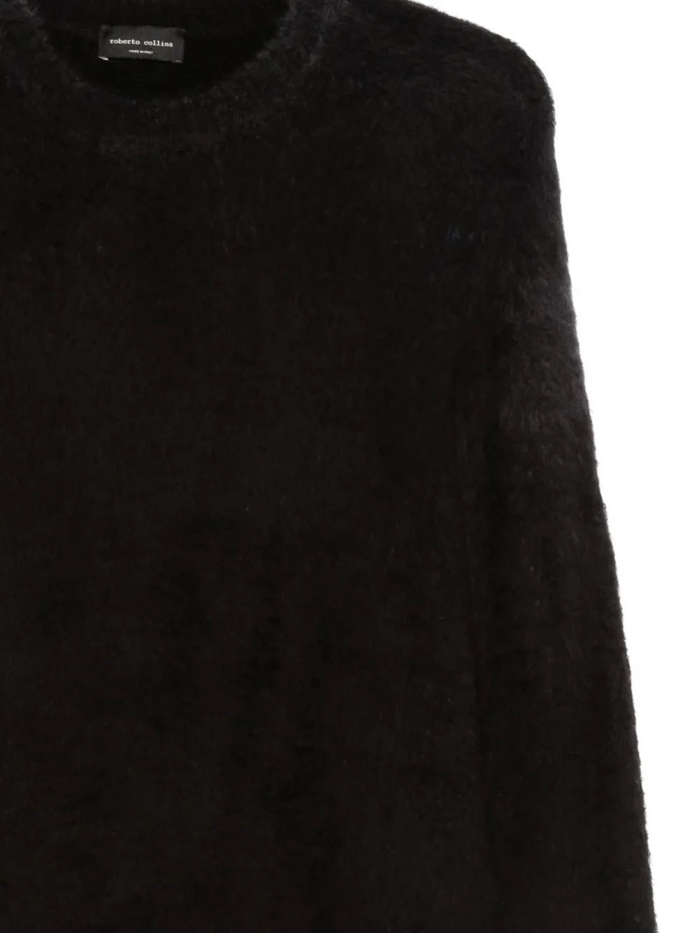 Roberto Collina Trui met ronde hals Zwart