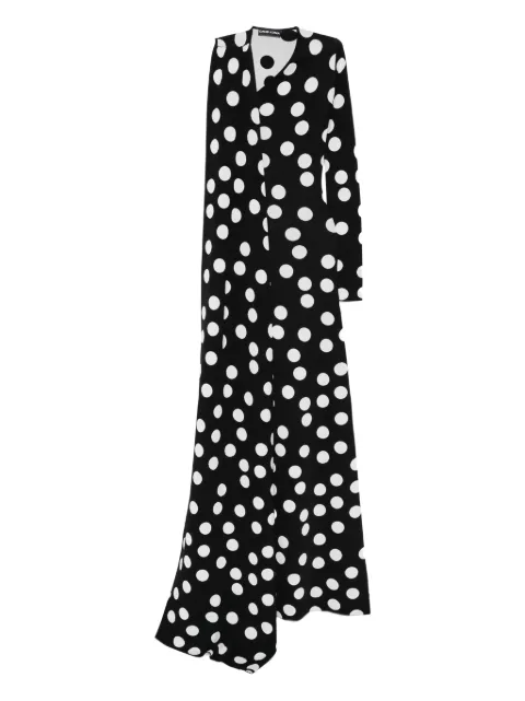 David Koma polka dot maxi dress
