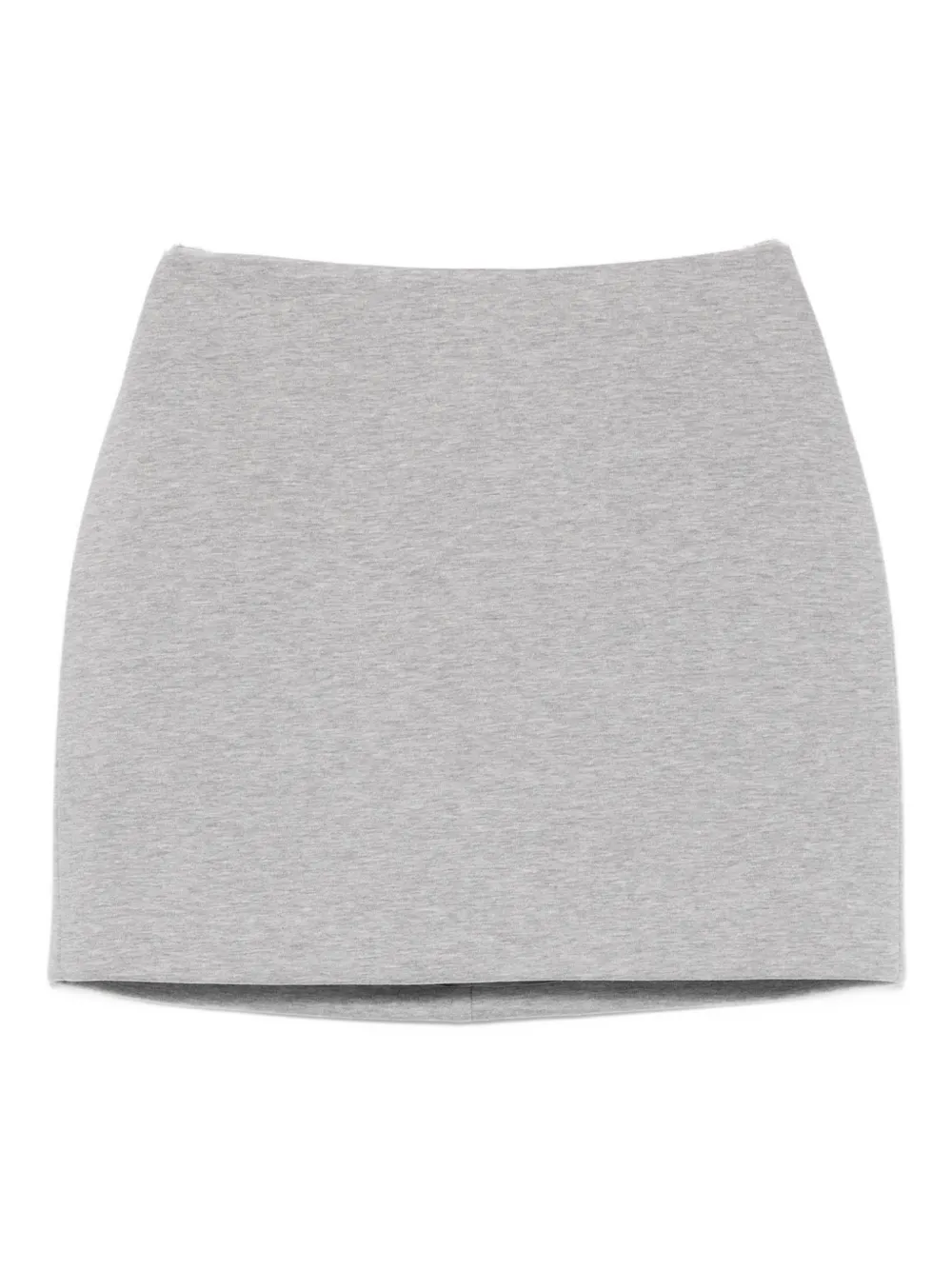 David Koma Mélange-effect Mini Skirt In Gray