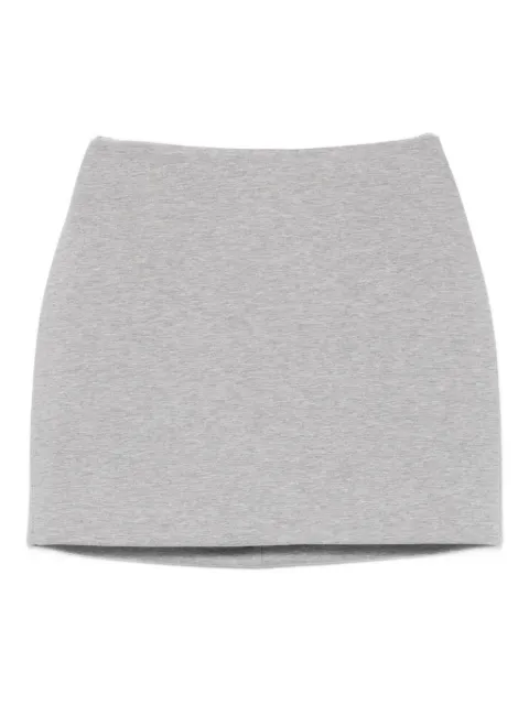 David Koma mélange-effect mini skirt