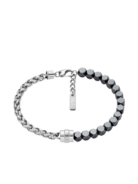 Diesel chain beaded bracelet