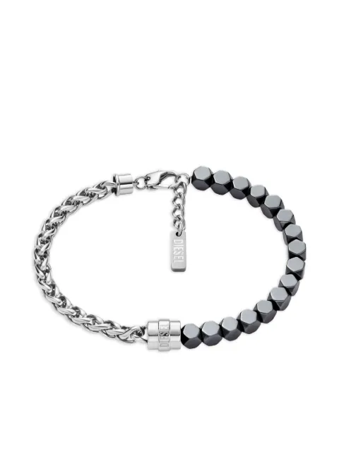 Diesel chain beaded bracelet