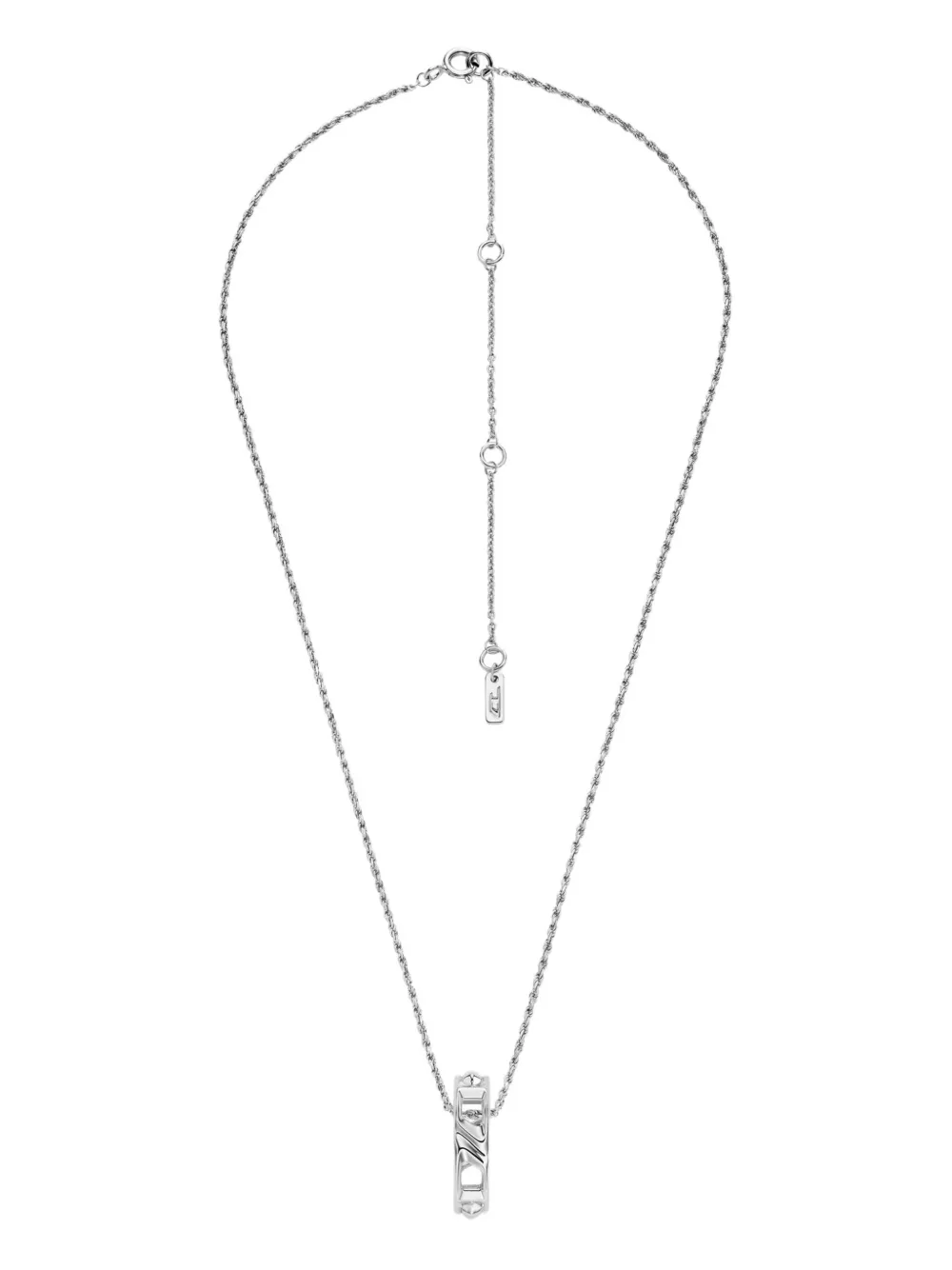 Diesel double d link necklace - Argento