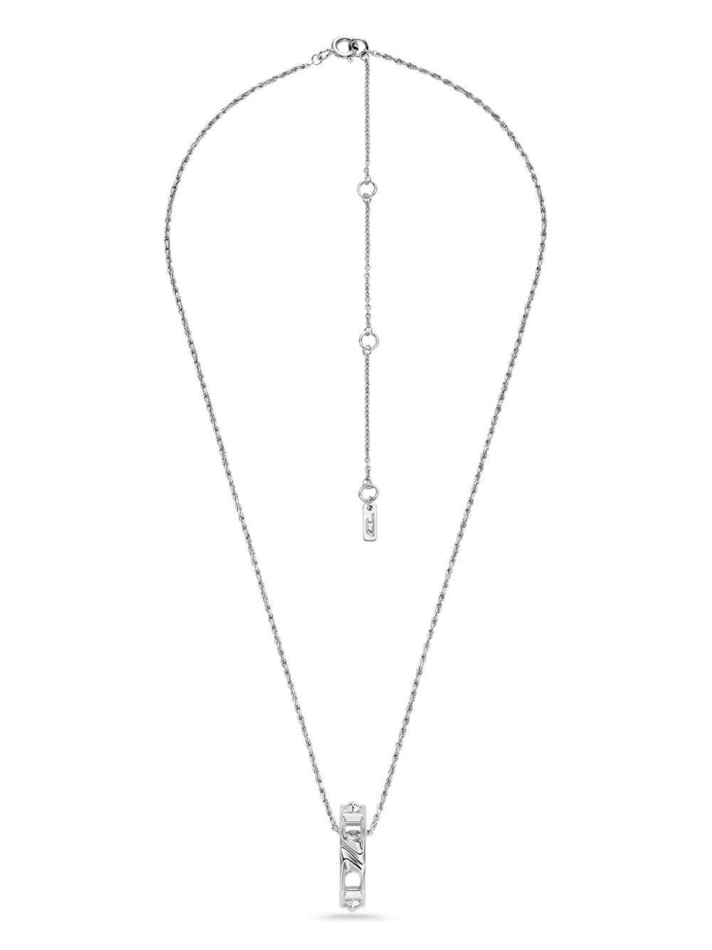 Diesel double d link necklace - Argento