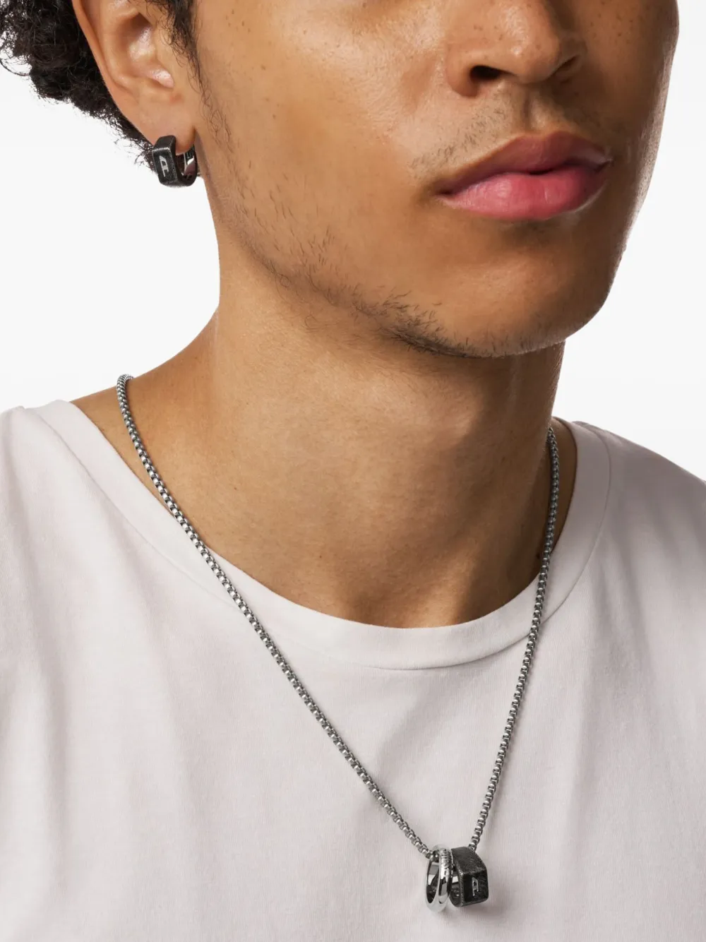 Diesel Dx1654 necklace - Zilver