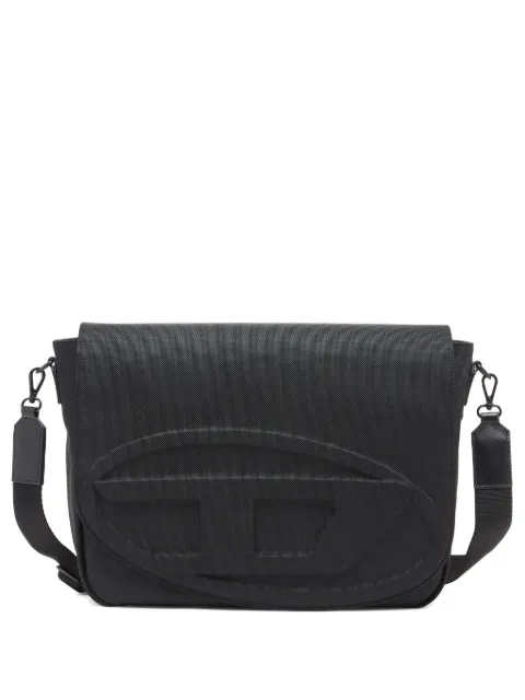 Diesel 1DR Messenger embossed flap bag