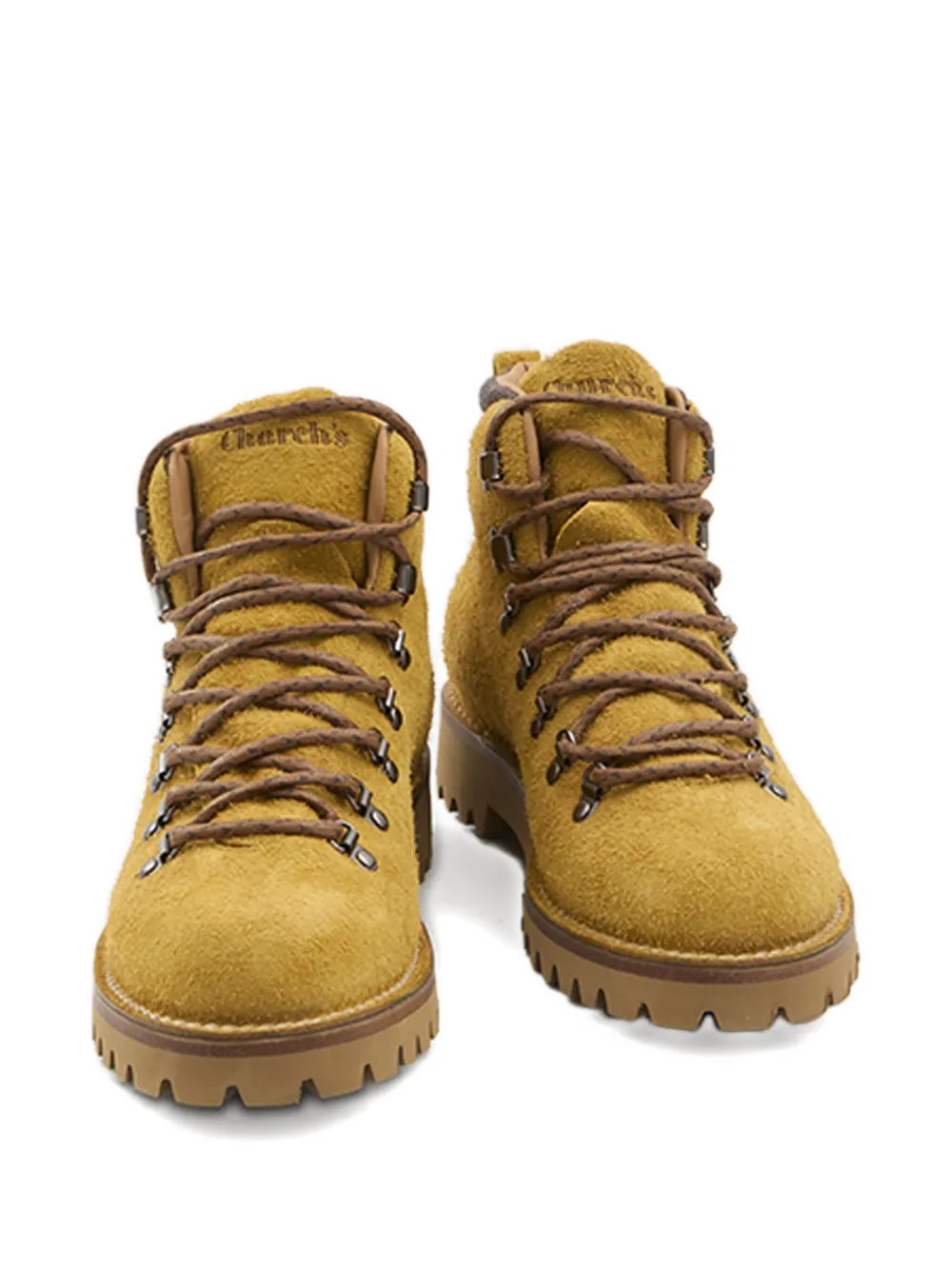 Church's Poulton leren wandellaarzen met veters Geel