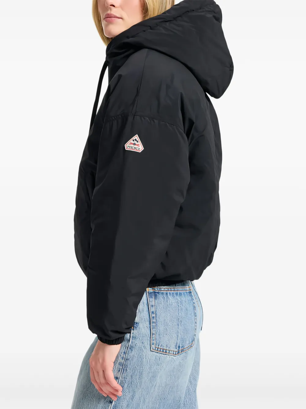Pyrenex Attitude Parka Coat In Black