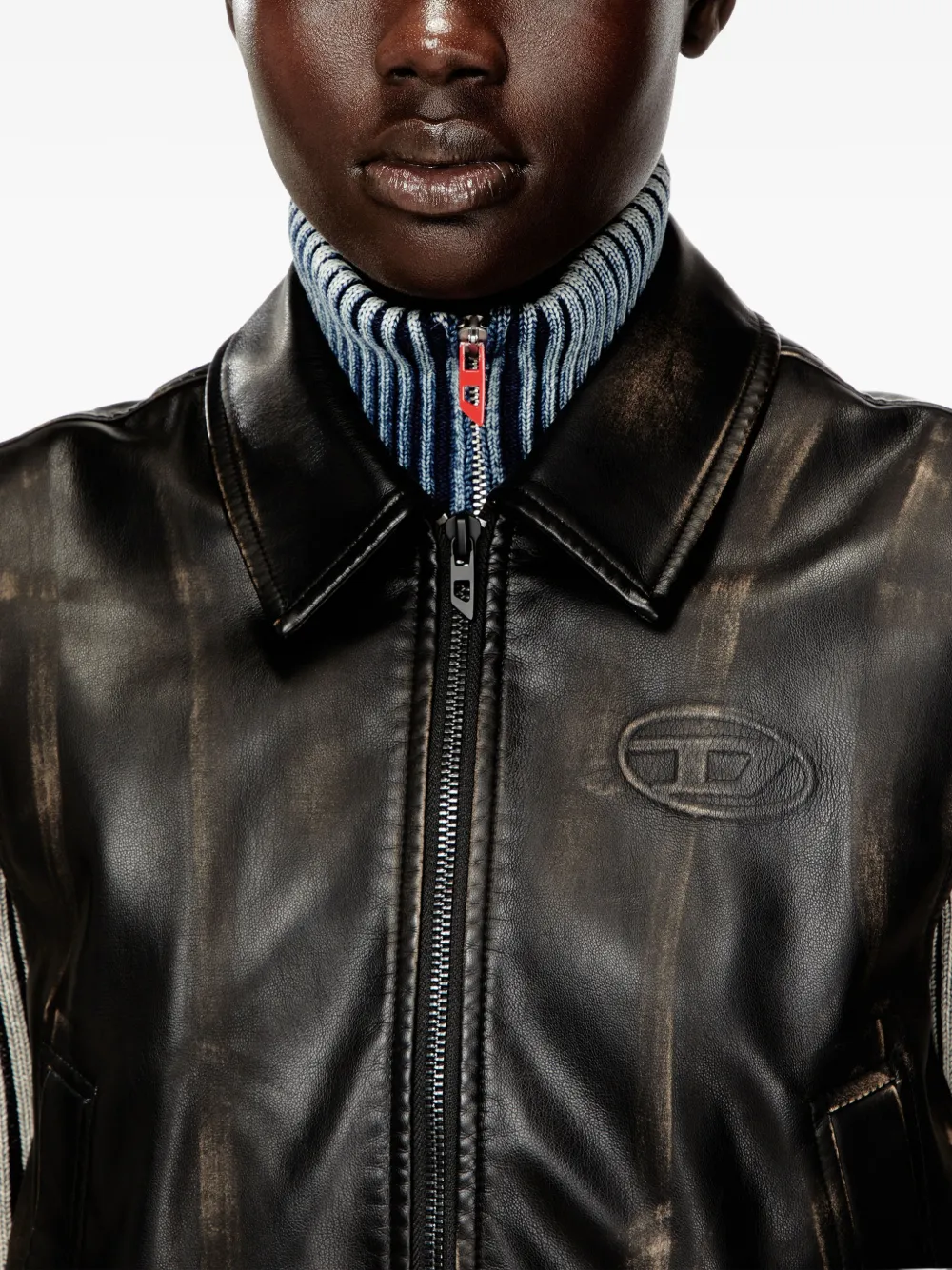 Diesel G-Inko mouwloos jack Zwart